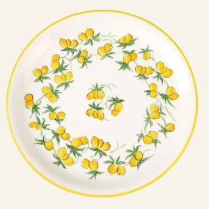Fynd Tallrik gul - ø23 cm