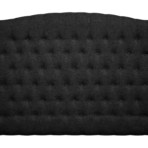 Fynd Belda Sänggavel 160 cm Svängd Svart - Möbler