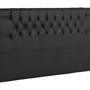 Chester Sänggavel 140 cm Konstläder Svart - Möbler Lägg i varukorgen