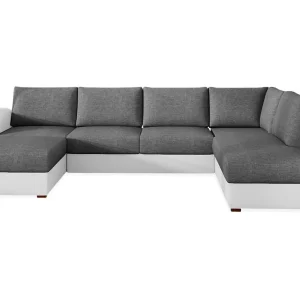 Scandinavian Choice Wilma 6-sits Bäddsoffa Grå/Vit - Möbler I lager
