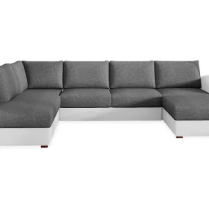 Scandinavian Choice Wilma 6-sits Bäddsoffa Grå/Vit - Möbler Extra rabatt