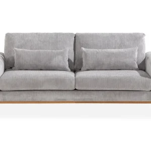 Fynd Scandinavian Choice Copenhagen 2-sits Manchestersoffa Ljusgrå - Möbler