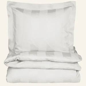 Påslakanset i satin offwhite - 150x210 cm Fri frakt