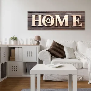 Tavla Wooden Home (1 Part) Narrow 135x45 - Inredning Snabb frakt