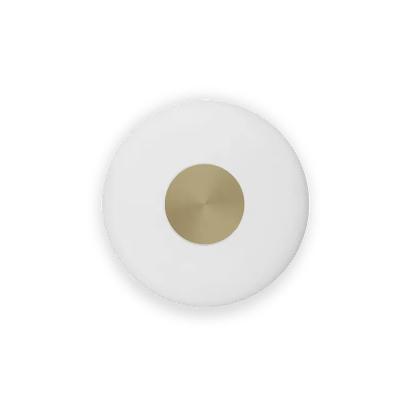 Bästa pris Glint Vägglampa Liten Opalvit/Mässing