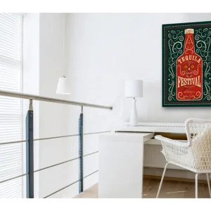 Tavla Tequila Festival 60x90 - Inredning Sänkt pris