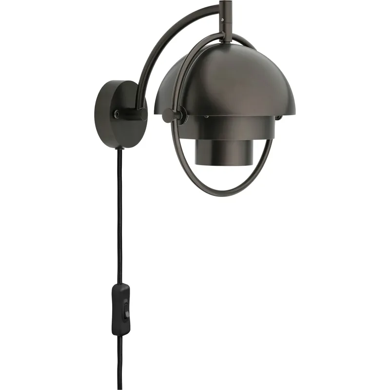 Snabb leverans Multi-Lite Vägglampa, Black Brass