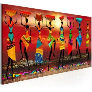 Tavla African Women Dancing VALUE_MISSING_2 120x40 - Inredning Kundfavorit