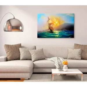 Tavla Burning Sky 60x40 - Inredning Begränsad tid