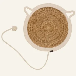 Husdjursmatta natur - ø40 cm Sista chansen