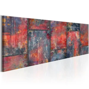 Premium Tavla Metal Mosaic Red VALUE_MISSING_3 135x45 - Inredning