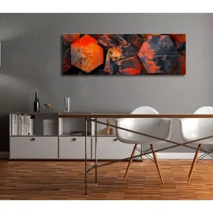 Billigare Tavla Magic of Hexagons 135x45 - Inredning
