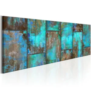 Lågt pris Tavla Metal Mosaic Blue VALUE_MISSING_3 120x40 - Inredning