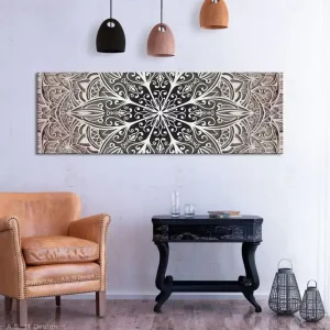 Tavla Feathers (1 Part) Pink Narrow 120x40 - Inredning Fynd