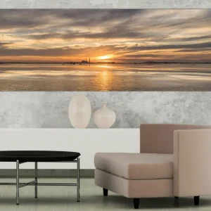 Kundfavorit Tavla Cloudy Evening (1 Part) Narrow 120x40 - Inredning