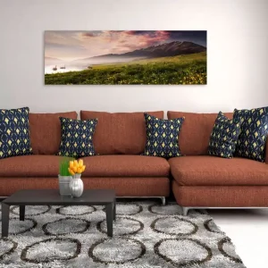 Lägg i varukorgen Tavla Sayram Lake (1 Part) Narrow 135x45 - Inredning