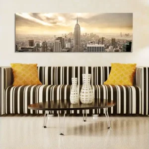 Fynd Tavla New York City among the clouds 120x40 - Inredning