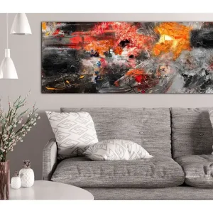 risnedsättning Tavla Bloody Battle 150x50 - Inredning