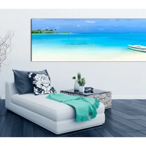 Snabb frakt Tavla Azure Paradise 135x45 - Inredning