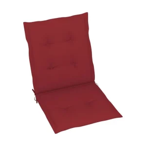 Dynor för trädgårdsstolar 2 st vinröd 100x50x4 cm - Utemöbler Begränsad tid