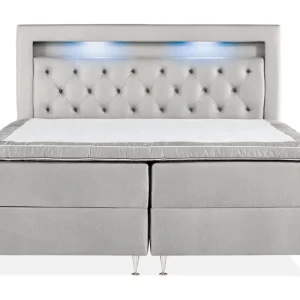Begränsat antal Alessia Komplett Sängpaket med Förvaring LED-belysning 160x200 cm - Möbler