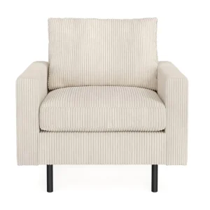 Scandinavian Choice Peppe Manchester Fåtölj 76 cm Bred Beige - Möbler Nyhet