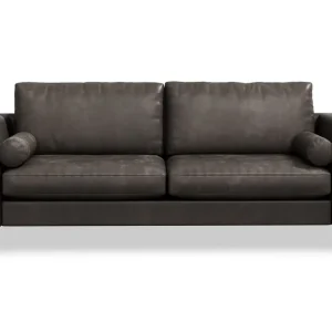 Rabatter Scandinavian Choice Ocean Lyx 3-sits Soffa i Konstläder Svart - Möbler