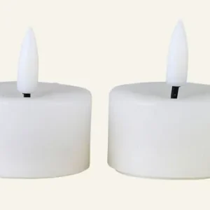 Utförsäljning Led-värmeljus vit - 4,5x4,5x5,5 cm