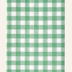 Begränsat antal Köksservetter multi/grön - 33x42 cm