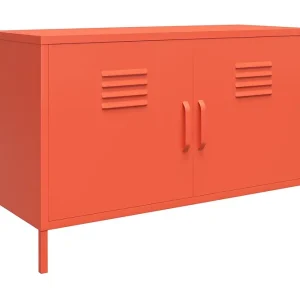 Bästa pris Cache Skänk 100x40 cm 2 Dörrar Orange - Förvaring