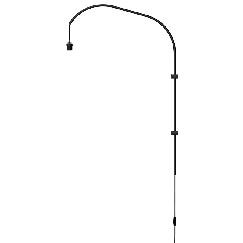 Willow Single Vägglampa, Svart Begränsad tid
