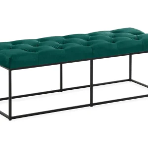 Fynd Ella Sittbänk 120cm Djuphäftad Grön/Sammet - Möbler