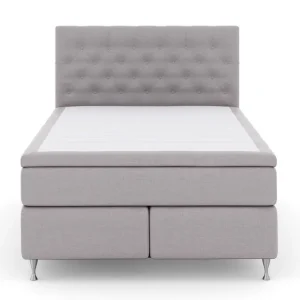 Kampanjpris Select No 5 Kontinentalsäng 140x200 Fast Watergel Ljusgrå/Silver - Möbler