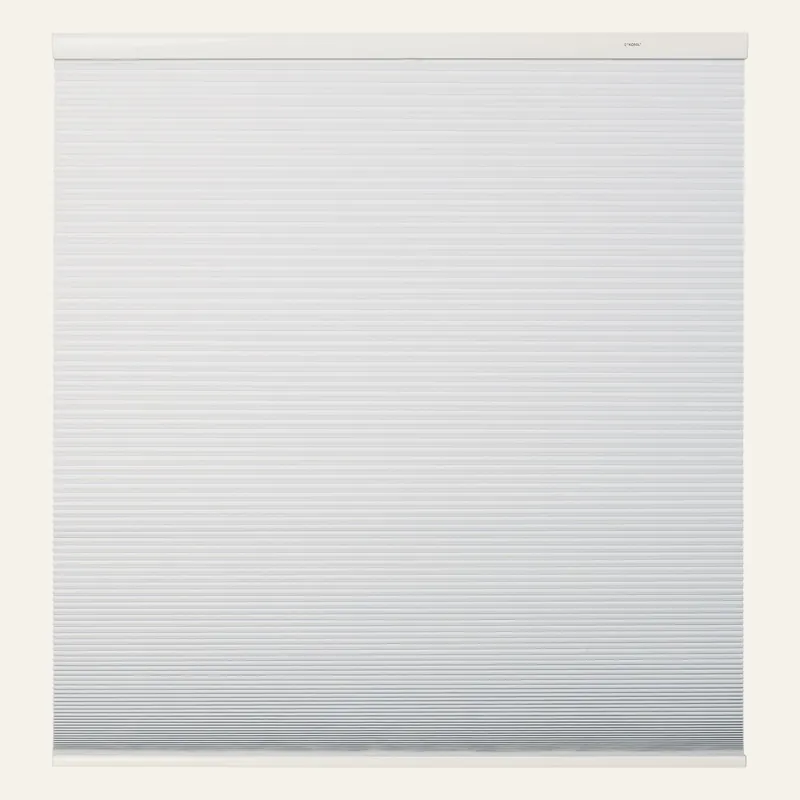 Bästa pris Mörkläggande dubbel plisségardin vit - 110x160 cm
