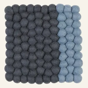 Grytunderlägg blå - 21x21 cm Begränsat antal