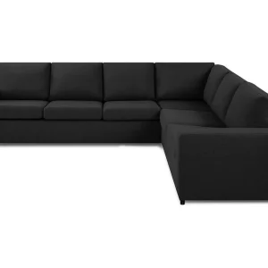 Basic Home Crazy 5-sits Vändbar L-formad Large Hörnsoffa i Tyg Antracit - Möbler Rabatt