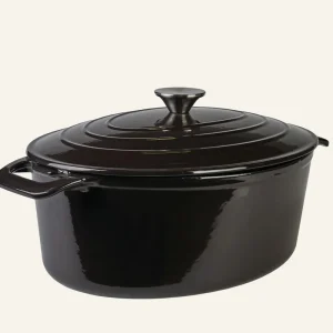 Gjutjärnsgryta oval svart - 5800ml Endast denna vecka