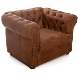 Begränsad tid Chesterfield Deluxe Fåtölj - Möbler