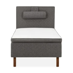 Bedly Sundborn Ramsäng 105x200 Medelfast Latex Grå - Möbler Populärt val