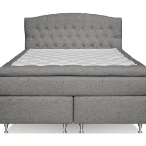 Billigare Drömvik Belda Kontinentalsäng 160x200Medium Grå - Möbler