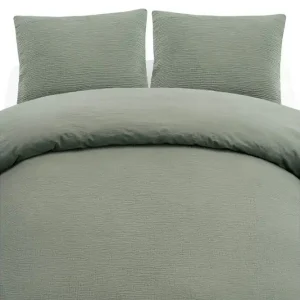 Premium Påslakanset Dubbelsäng 3-Dels Rolling Grön - Textil & mattor