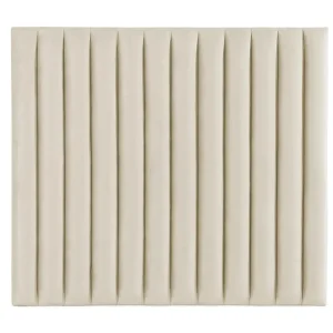 Rakel Sänggavel 120cm Beige/Sammet - Möbler Populärt val