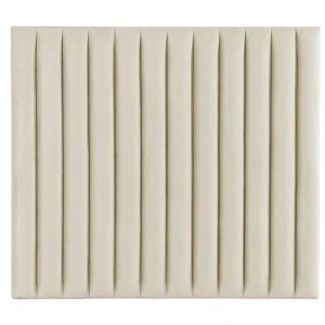 Beställ idag Rakel Sänggavel 140cm Beige/Sammet - Möbler