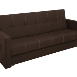 Begränsat erbjudande Bona Bäddsoffa 214x89x88 cm Brun - Möbler