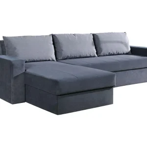 Endast idag Domino Divanbäddsoffa 234x156x82 cm Blå/Grå - Möbler