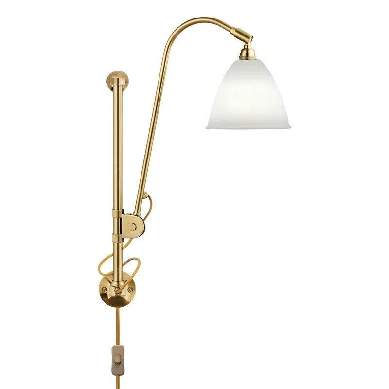 Expressleverans Bestlite BL5 Vägglampa, Mässing/Benporslin