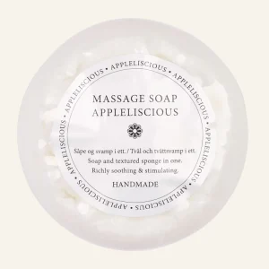 Bästa pris Massagetvål vit - 8,5x8,5 cm