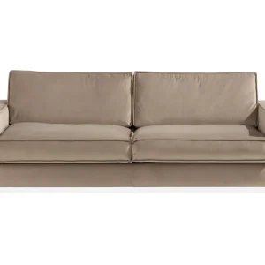 Cloudia Sammetssoffa 4-sits Beige - Möbler Extra rabatt