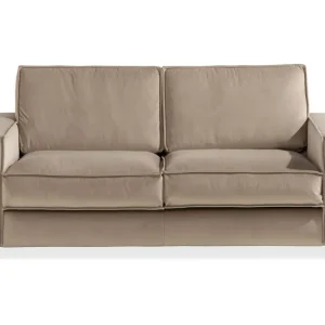 Cloudia Sammetssoffa 2-sits Beige - Möbler Trygg betalning