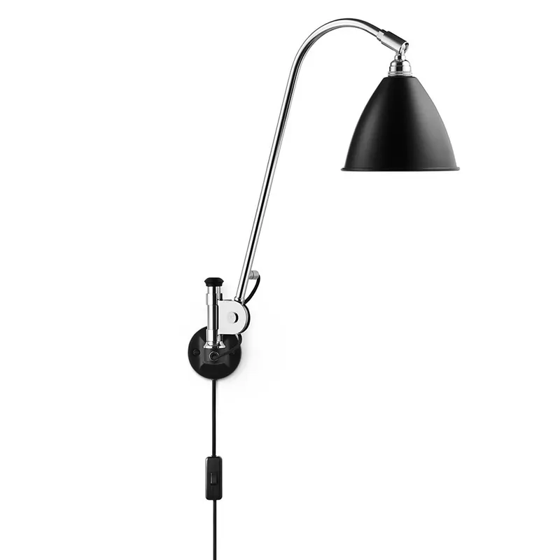 Bestlite BL6 Vägglampa, Krom/Svart Säker betalning